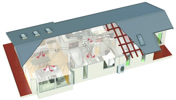 choosing the right heat pump for your home ducted house2