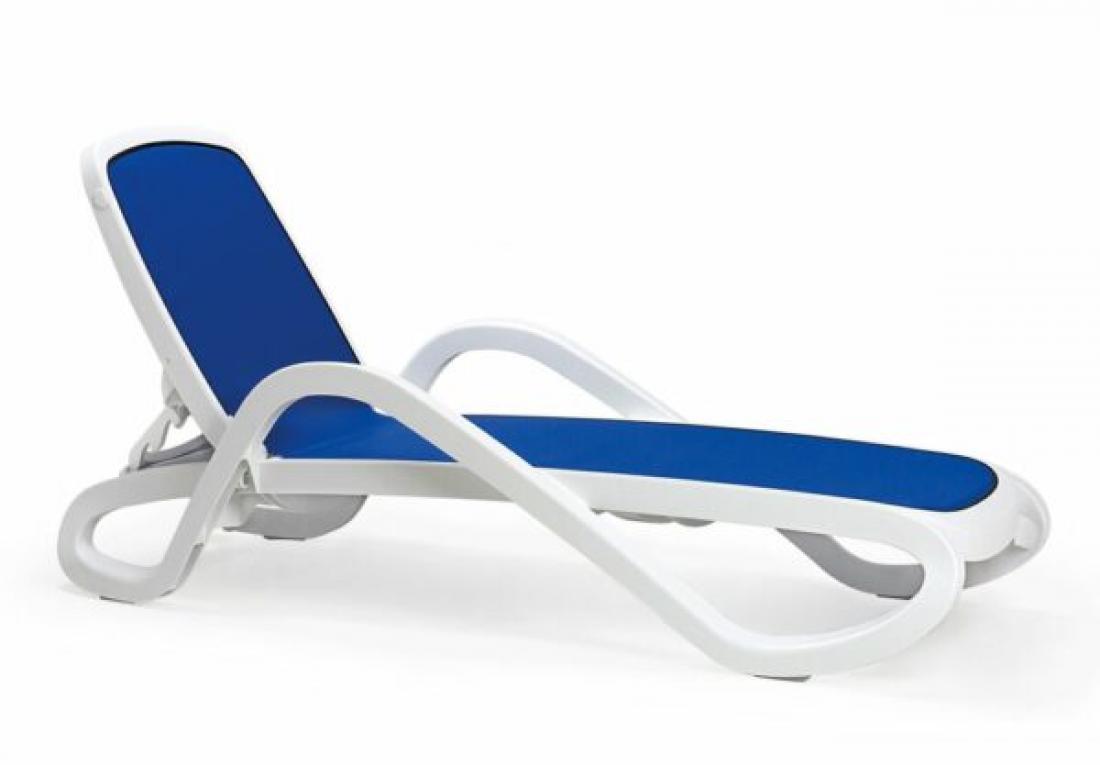 NARDI Alfa Sun Lounger White Blue 600x600