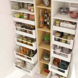 FIT Kitchen Pantry Storage with Harn Ritma Drawers 1100x765